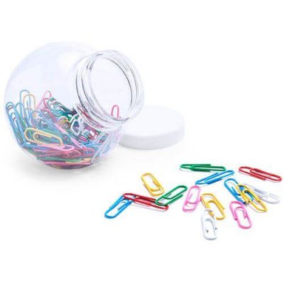 Bote porta-clips publicitario