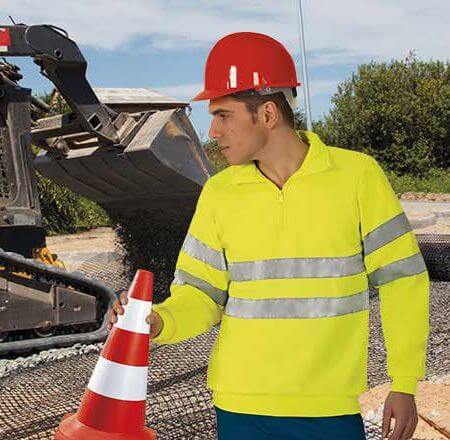 Sudadera laboral alta visibilidad