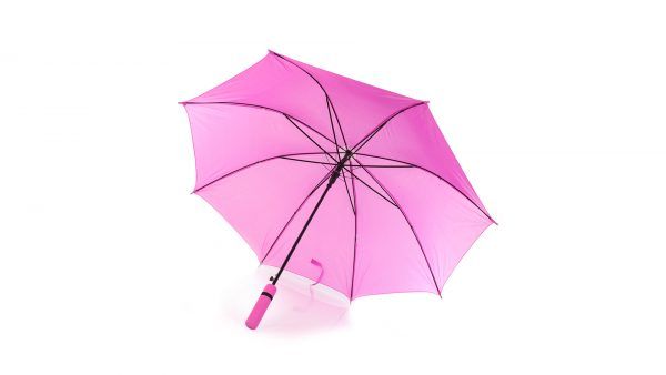 paraguas marcados con logotipo