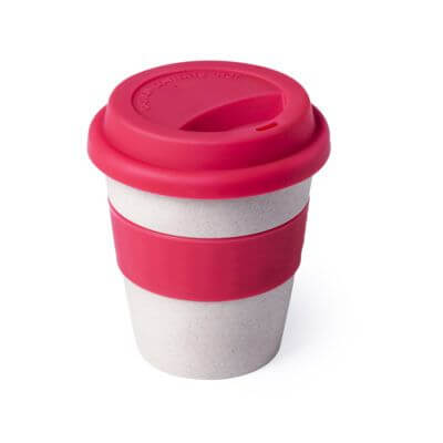 Vaso con tapa personalizable