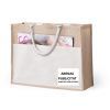 Bolsa de yute estampada