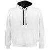 sudadera contrastada con capucha