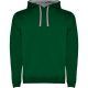 sudadera contrastada con capucha