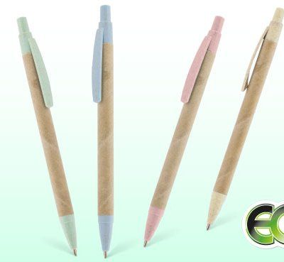 Bolígrafos ecológicos estampados