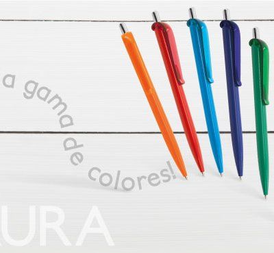 Bolígrafos de plástico estampados